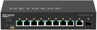 GSM4210P-100AJS - Netgear Prosafe M4200 Series M4200-10MG-PoE+ 6 x RJ-45 Ports PoE+ 2.5GBase-T + 2 x Ports PoE+ 5GBase-T + 2 x SFP+ Ports Layer 2 Managed 1U Rack-mountable Gigabit Ethernet Network Switch