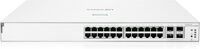 JL677A#ABA - HPE Aruba 6100 24G 24 x Ports 1000Base-T Class4 PoE+ + 4 x Ports 10GbE SFP+ 1U Rack-mountable Layer 3 Managed Stackable Gigabit Ethernet Network Switch