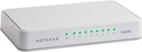 GS208V2 - Netgear GS208 V2 8 x RJ-45 Ports 10/100/1000Base-T Layer 2 Unmanaged Gigabit Ethernet Network Switch