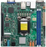 MBD-X12STL-IF-O - Supermicro X12STL-IF Socket LGA1200 Intel C252 Chipset Mini-ITX System Board (Motherboard) Supports Pentium/Xeon E-2300 DDR4 2x DIMM