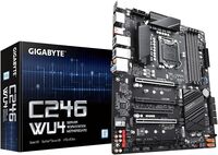 C246M-WU4 - Gigabyte Socket LGA1151 Intel C246 Chipset Micro-ATX System Board (Motherboard) Supports Core/ Pentium/ Celeron/ Xeon E Series DDR4 4x DIMM