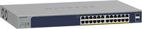 GS728TPPv2 - Netgear ProSafe 24 x RJ-45 Ports PoE+ 10/100/1000Base-T + 4 x SFP Ports Layer 3 Managed 1U Rack-mountable Gigabit Ethernet Stackable Smart Network Switch