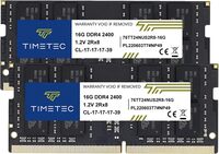 K821PJ-MIB - Kingston 16GB PC4-19200 DDR4-2400MHz non-ECC Unbuffered CL17 SoDIMM 1.2V Dual-Rank Memory Module