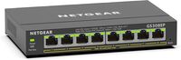 GS908E-100NAS - Netgear GS908E 8 x RJ-45 Ports 10/100/1000Base-T Layer 2 Mananged Gigabit Ethernet Plus Network Switch