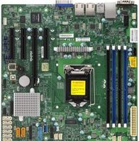 MBD-X11SSM-F-O - Supermicro X11SSM-F Socket LGA1151 Intel C236 Chipset Micro-ATX System Board (Motherboard) Supports Celeron/Pentium/Core i3/Xeon E3-1200 v5/v6 Series DDR4 4x DIMM