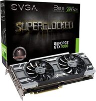 08G-P4-6183-KR - EVGA NVIDIA GeForce GTX 1080 SC 8GB GDDR5X 256-Bit PCI Express 3.0 Video Graphics Card