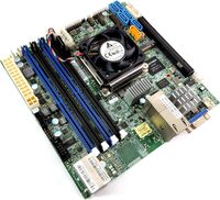 MBD-X10SDV-4C-TLN2F - Supermicro X10SDV-4C-TLN2F Socket FCBGA1667 System on Chip Chipset Mini-ITX System Board (Motherboard) Supports Xeon D-1521 DDR4 4x DIMM