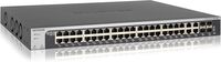 XS748T-100AJS - Netgear Prosafe XS748T 44 x RJ-45 Ports 10GBase-T + 4 x SFP+ Ports Layer 3 Managed 1U Rack-mountable Gigabit Ethernet Network Switch