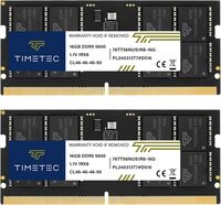 JM5600ASE-16G - Transcend 16GB DDR5-5600MHz PC5-44800 Non-ECC Unbuffered CL46 262-Pin SODIMM 1.1V Single Rank Memory Module