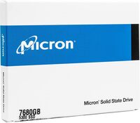 Micron MTFDDAK7T6TDS-1AW16ABDB / MTFDDAK7T6TDS-1AW16ABYY 5300 PRO / Dell 4FR0V / 7.68TB 2.5 7mm Read Intensive SED Enterprise SATA SSD