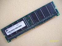 MT8LSDT864AG-10EC7 - Micron 64MB 100MHz PC100 Non-ECC Unbuffered CL2 168-Pin UDIMM 3.3V Rank Memory Module