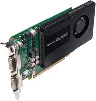 K2000D - NVIDIA Quadro 2GB Dl-DVI+ 2x DisplayPort PCI Express x16 Video Graphics Card