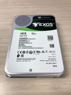 Seagate ST18000NM000J Seagate EXOS X18 18TB SATA 3.5IN 7200RPM HDD