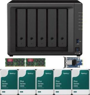 Synology Diskstation DS1522+ 5-bay SATA Dual Core 2.6GHz, 4x 1GbE NAS Server