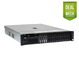 Dell PowerEdge R730 2U Rackmount Server, Single Xeon E5-2698v4 2.2GHz 10C, 16GB RAM, 16x 2.5" SFF Bays