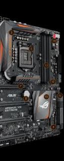 MAXIMUSVIIIEXT/ASSMB - Asus Maximus VIII Extreme/Assembly CPNT 1151 I7 Z170 14NM 64GB DDR4 512MB