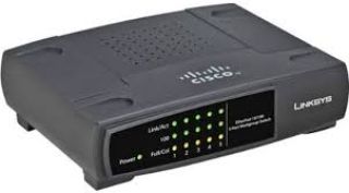 EZXS55W- Linksys EtherFast 5 x RJ-45 Ports Switch