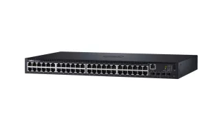 FDH81 - Dell PowerSwitch N1500 Series N1548P 48 x Ports PoE+ 10/100/1000Base-T + 4 x SFP+ Ports Layer 3 Managed 1U Rack-mountable Gigabit Ethernet Network Switch