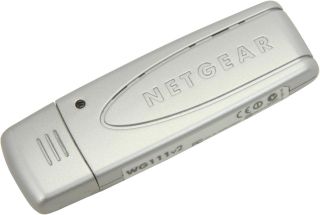 WG111-100USR - Netgear WG111 USB 2.0 54Mb/s 802.11b/g 2.4GHz Wireless Network Adapter