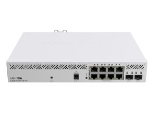 CSS610-8P-2S+IN - MikroTik 8-Ports PoE 1Gbase-T + 2-Ports SFP+ Switch