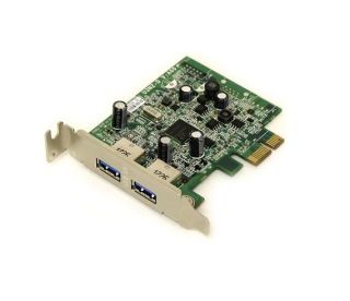 Dell 0FWGJ8 2-Ports USB 3.0 PCI Express x1 Low Profile Controller Card