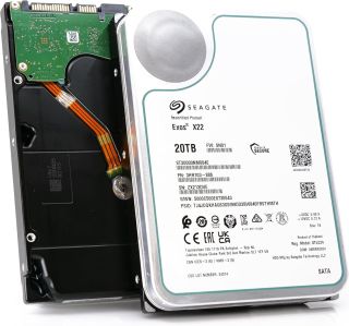Seagate Exos X22 ST22000NM001E / 22,000GB 3.5" LFF / Large Form Factor 6.0 Gb/s 7.2K / 7,200 RPM Enterprise 512e Fast Format SATA / Serial ATA HDD / Hard Disk Drive - Factory Recertified