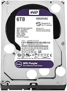 WD WD60PURZ: 6TB Purple Surveillance Hard Drive Specifications