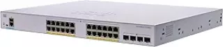 Cisco CBS350-24FP-4X 24-Port PoE Switch with 4 Uplink Ports and Power over Ethernet
