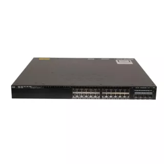 Cisco Catalyst WS-C3650-24PD-S 24-Port PoE Switch