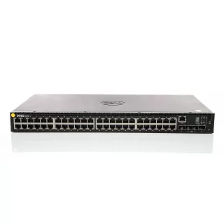 0N1548 - Dell PowerSwitch N1500 Series N1548 48 x Ports 10/100/1000Base-T + 4 x SFP+ Ports Layer 3 Managed 1U Rack-mountable Gigabit Ethernet Network Switch