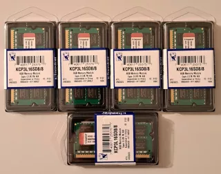 KCP3L16SD8/8 - Kingston Technology 8GB DDR3-1600MHz PC3-12800 non-ECC Unbuffered CL11 204-Pin SoDimm 1.35V Low Voltage Dual Rank Memory Module