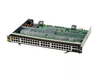 R0X39C - HP Aruba CX 6400 Series 48 x Ports 1000Base-T RJ-45 Class 4 PoE+ + 4 x Ports SFP56 Switch Module
