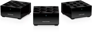 MK63-100UKS - Netgear Nighthawk MK63 2 x Ports 1000Base-T LAN + 1 x Port RJ-45 WAN 1.8Gb/s IEEE 802.11a/n/ac/ax 5GHz Router + 2x Satellite