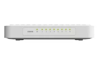 GS608-400UKS - Netgear GS600 Series GS608 8 x RJ-45 10/100/1000Base-T Layer 2 Unmanaged Gigabit Ethernet Network Switch