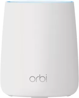 RBS20-100PES - Netgear Orbi RBS20 IEEE 802.11ac Tri-Band 5GHz 2200Mbps 2 x Ports 10/100/1000Base-T Internal Antennas Wireless Range Extender