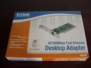 DFE-530TX - D-Link 10/100 Fast Ethernet Desktop 32-bit PCI Low-Profile Network Adapter Card