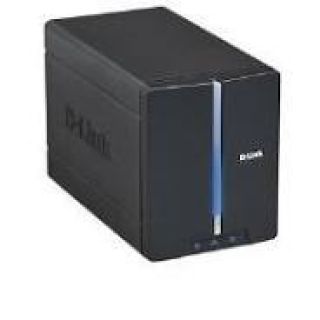 DNS-321-BN - D-Link DNS-321 Hard Drive Array - 1 x HDD Installed - 500 GB Installed HDD Capacity - RAID Supported - 2 x Total Bays - Gigabit Ethernet - N
