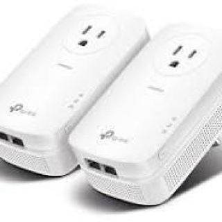 TL-PA9020P KIT - TP-Link AV2000 2-Port Gigabit Passthrough Powerline Starter Kit